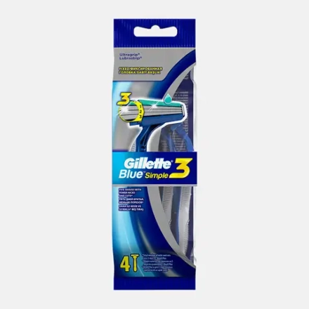 Бритва Gillette Blue Simple одноразовая 4шт