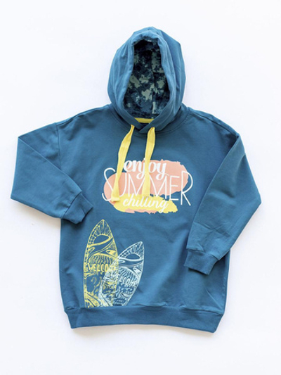 Худи для мальчиков темно-зеленый р-р 98 0021_ЛС22