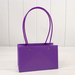 Пакет подарочный 22х13,5х10,5 Ваза для цветов (Фиолетовый)