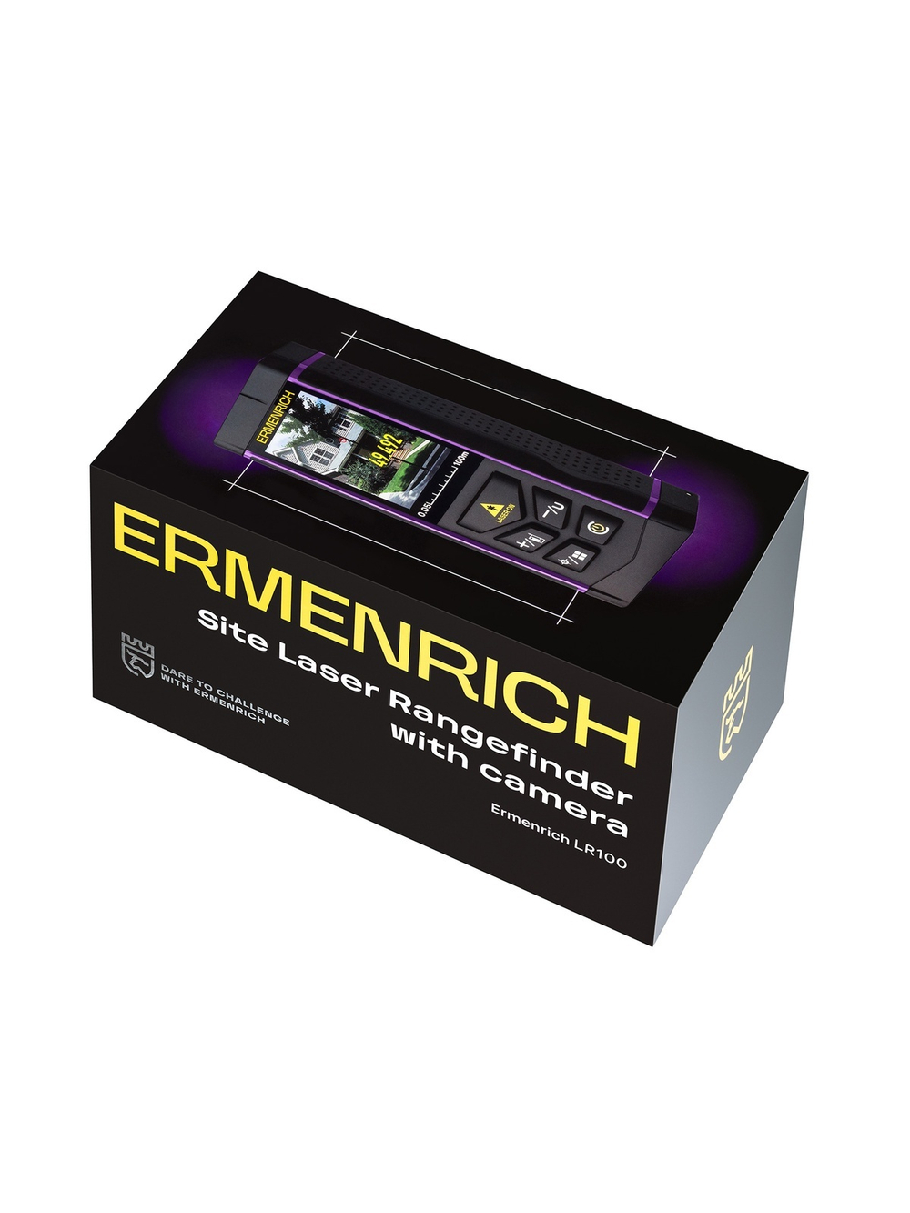 Лазерная рулетка Ermenrich PRO LR100, с камерой