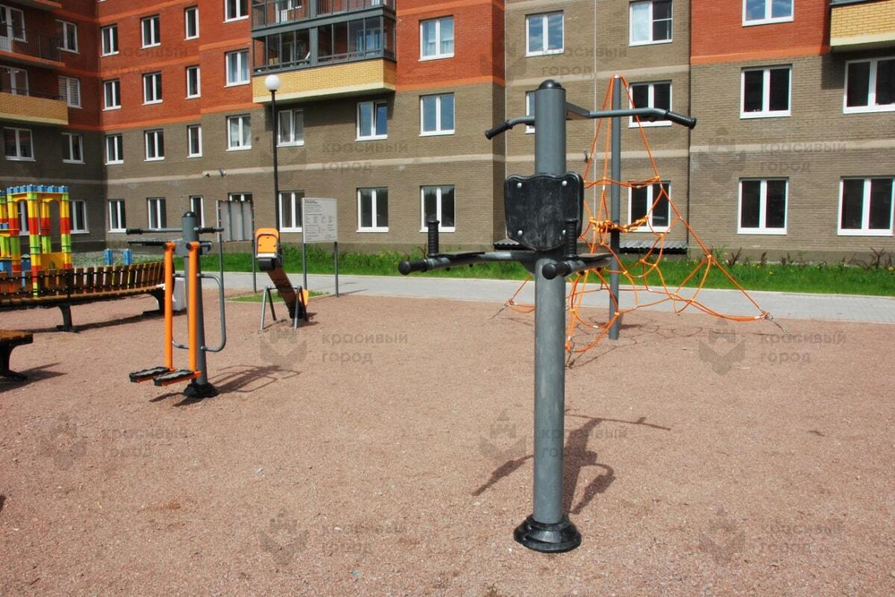 Уличный тренажер Вертикальный пресс + Турник