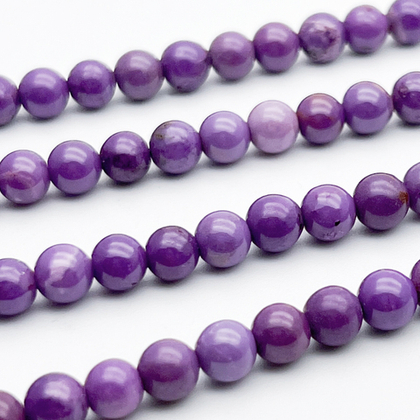 Фосфосидерит бусины (тонированный), диаметр около 6,2-6,3 мм, цена за 15-16 шт (1/4 нити)