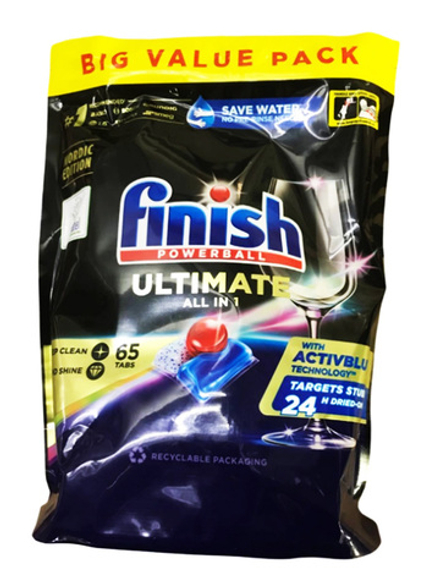Таблетки для посудомоечной машины Finish Ultimate "All in 1" 65 шт