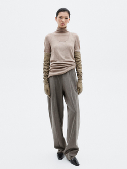 Massimo Dutti Брюки-баллоны - Limited Edition, охра