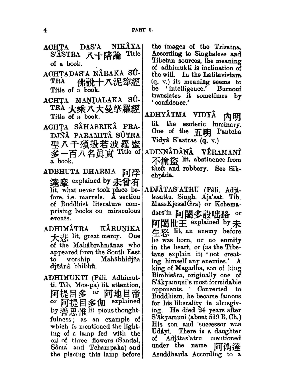 Hand-book Of Chinese Buddhism, Being A Sanskrit-chinese Dictionary. With Vocabularies Of Buddhist Terms | K. Takakuwa; Ernest J. Eitel