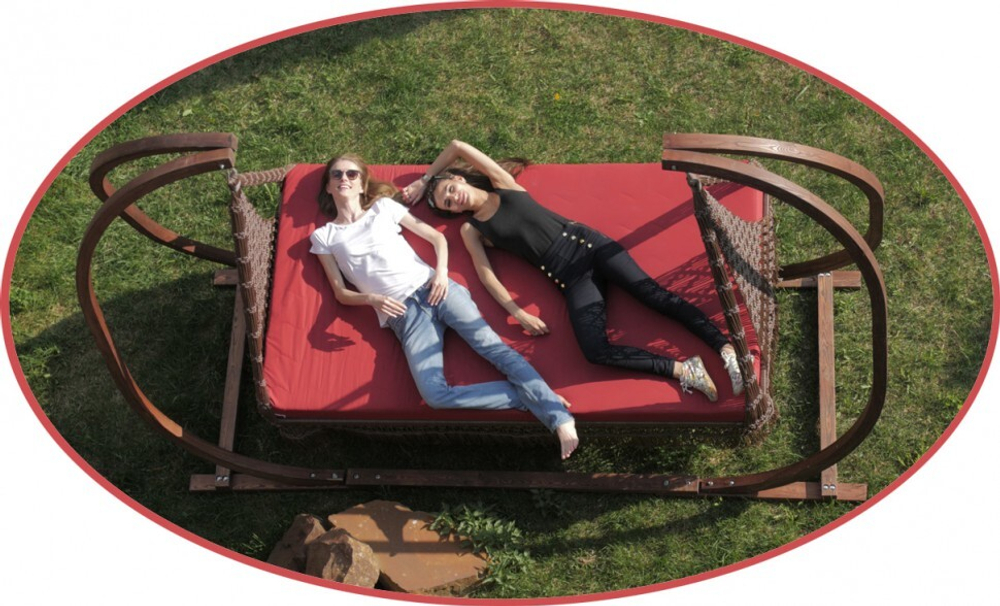 Деревянный каркас для подвесных качелей Besta Fiesta МАРРАКЕШ, натуральное дерево