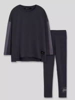 Спортивный костюм для девочки на весну с леггинсами