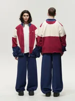 Толстовка One Two Zip-Up Raspberry-Navy Smoke