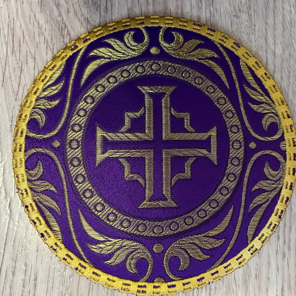 Салфетка под подсвечник или диск на чашу жесткая