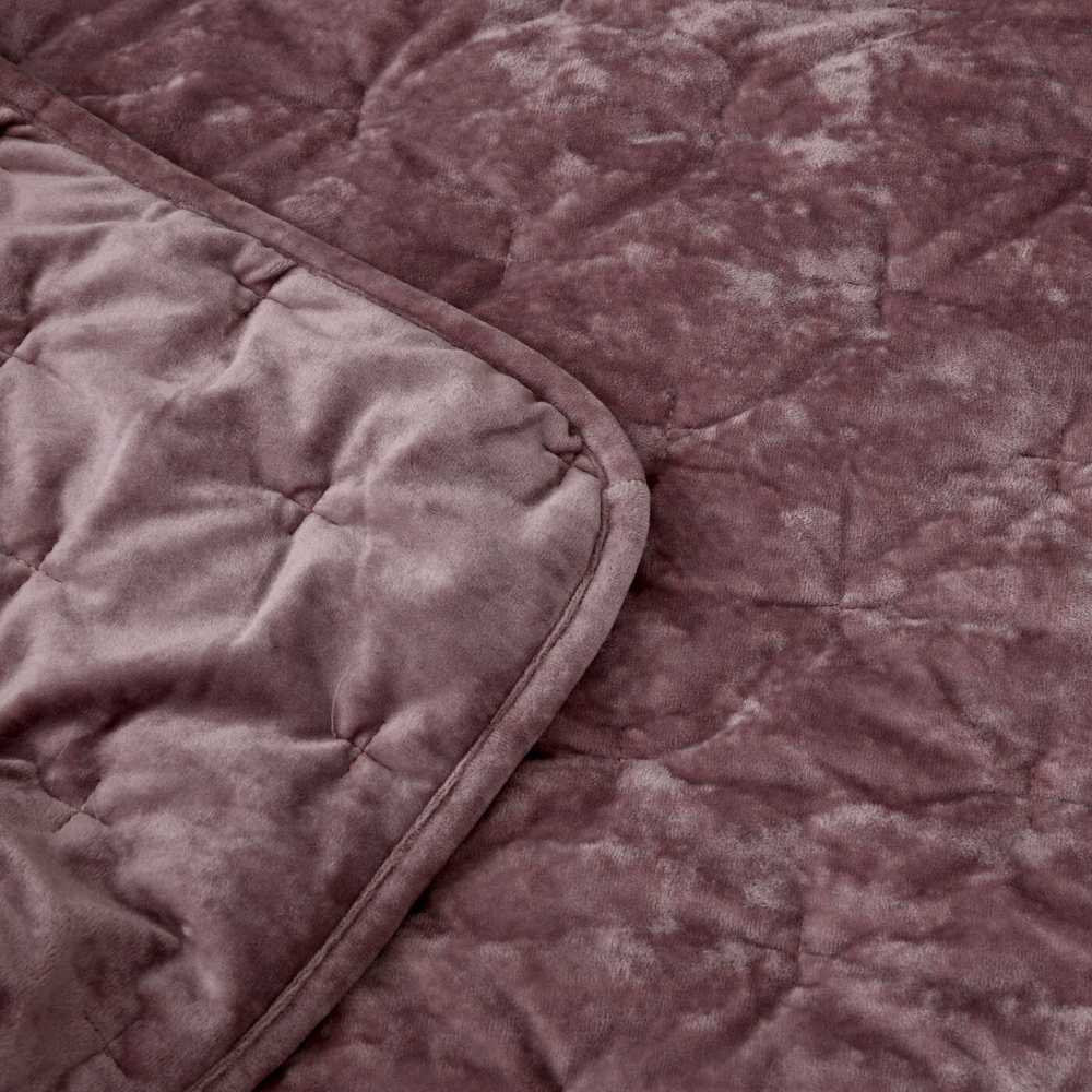 Покрывало 160x220 Sofi De MarkO Алира пепельно-розовое