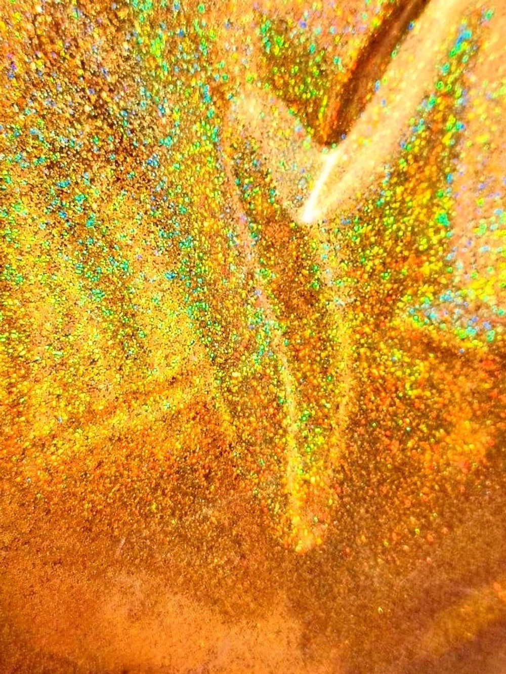 Блёстки Глиттеры 803-02мм - Тёмное золото голографик - универсальные