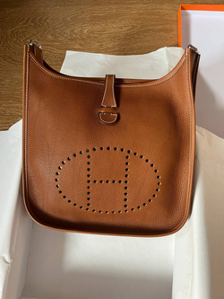 Сумка Hermes Evelyne 29 Barenia Faubourg Fauve
