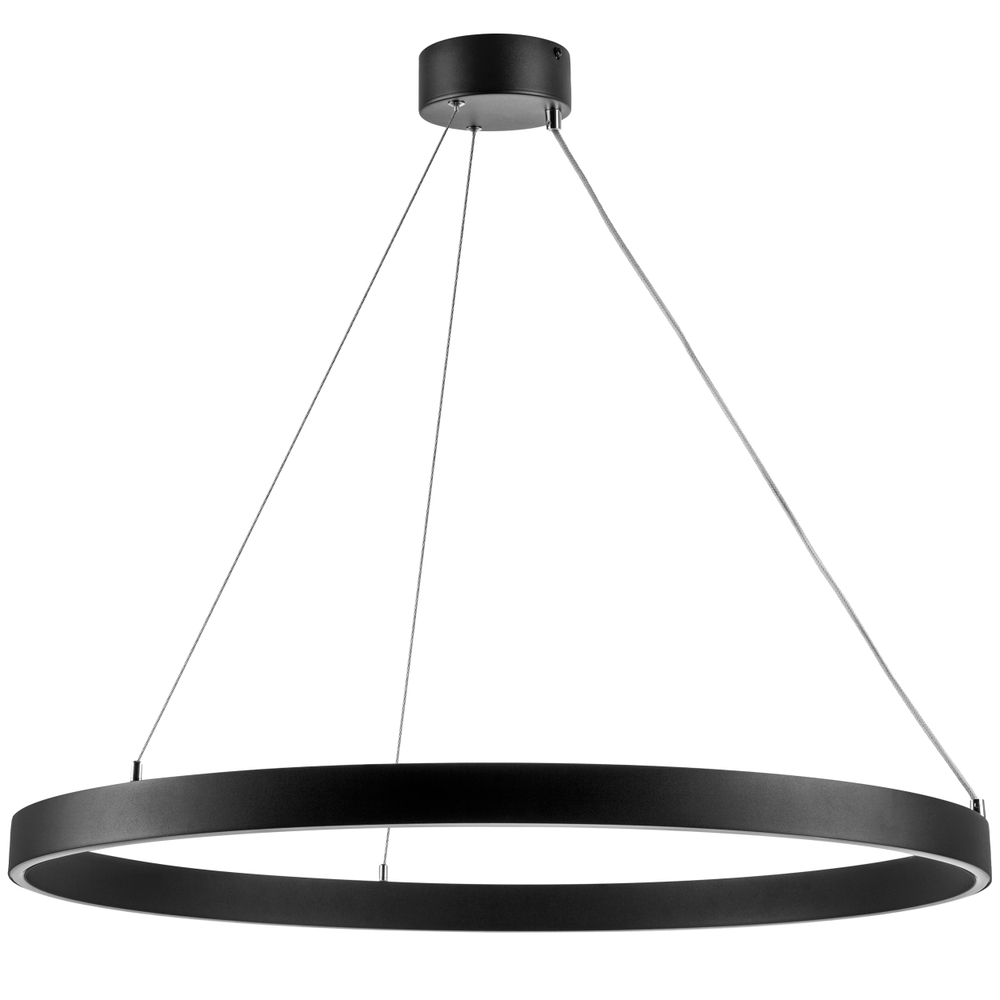 748037 Люстра SATURNO LED 48W 3500LM 70G ЧЕРНЫЙ 3000-6000K