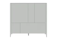 Шкаф Type 3 двери 2 ящика высота 135 см (светло-серый)
