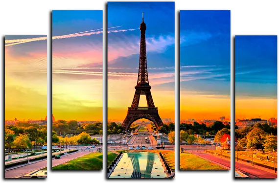 Модульная картина "Символ Парижа"