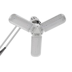 Фитолампа для растений светодиодная ЭРА FITO-24W-Ra90-E27-FOLD 3-х лепестковая полного спектра 24 Вт Е27 | Фитолампы Е27