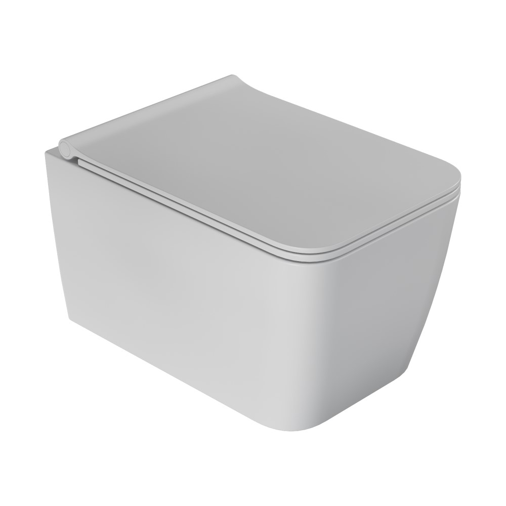 Boheme Zen подвесной унитаз матовый белый с крышкой