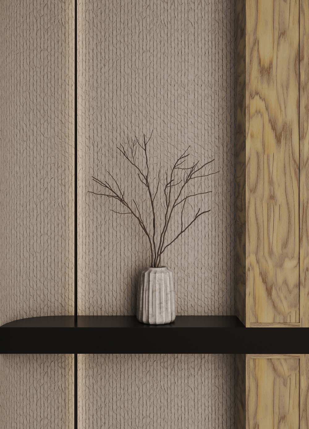 Гибкий камень Decaro WallPanels Flex Stone D1007 Striped Stone