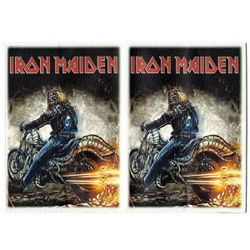 Обложка для паспорта Iron Maiden ( Тэди на мото )