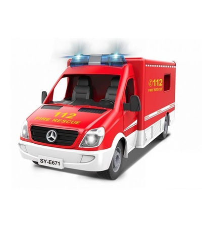 Р/У пожарный фургон Double Eagle 1:18