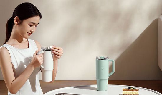 Термокружка Xiaomi Mijia Sippy Cup (MJXGB01RM) 1л