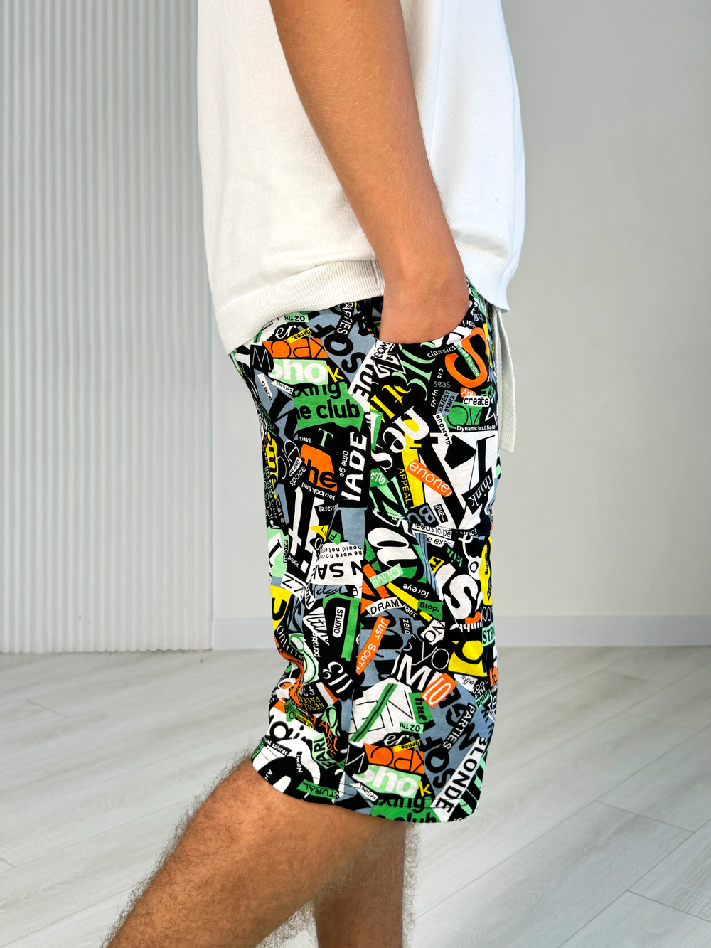 Шорты для мальчика подростковые "Слова"