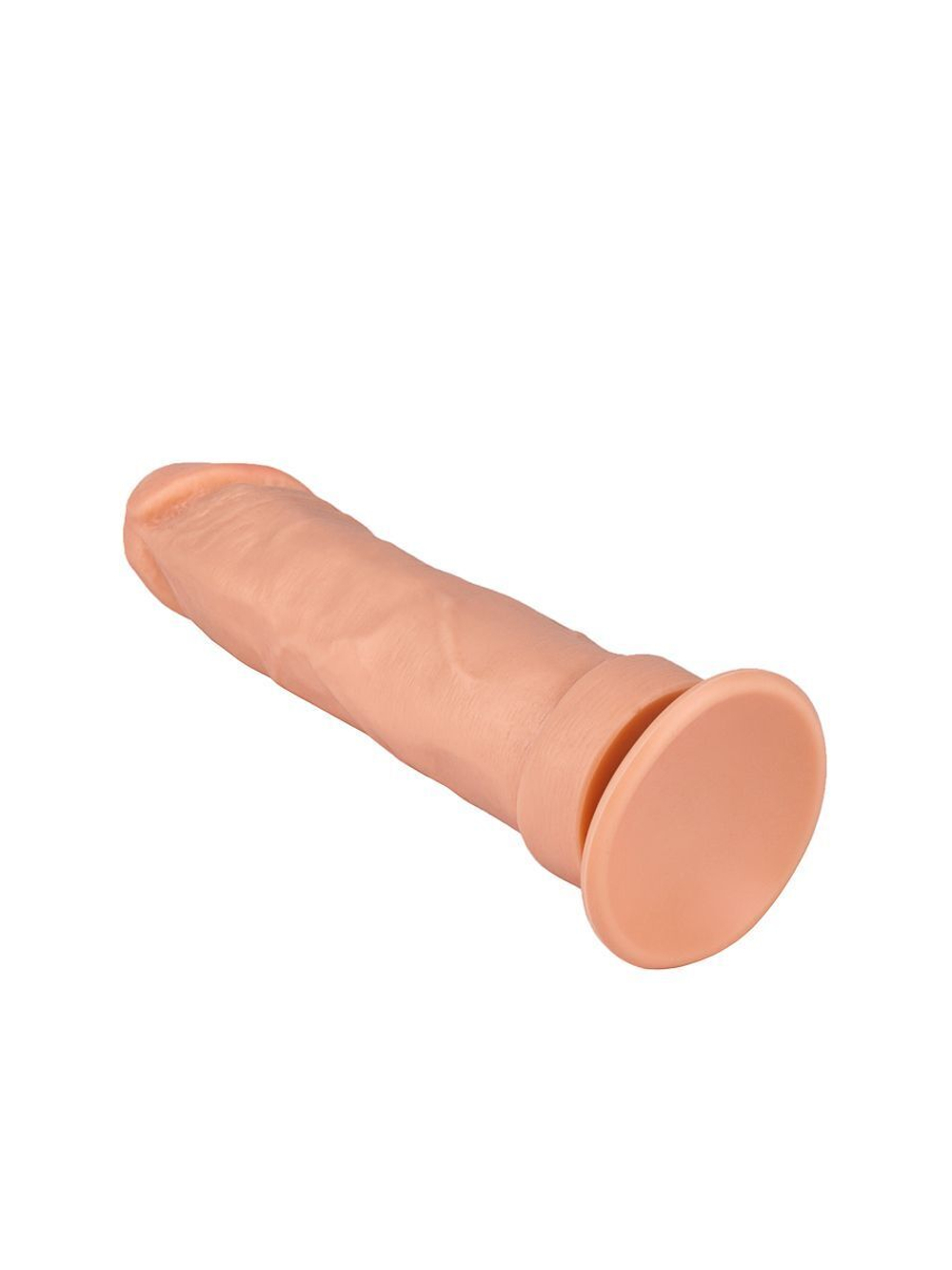 Фаллоимитатор без мошонки на присоске - 20,5 см. (Цвет: телесный)