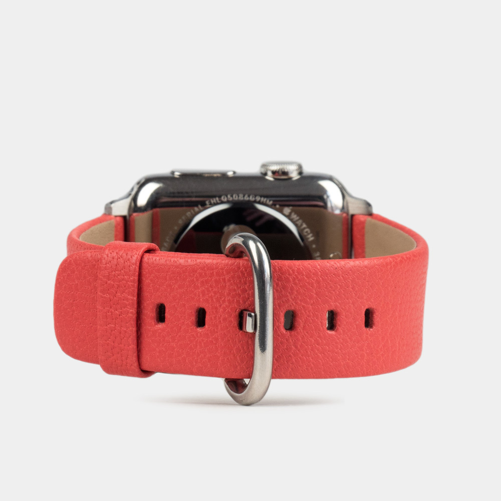 Ремешок для Apple Watch 40/41mm Classic из кожи козы кораллового цвета