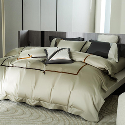 ZEPHYR HOME Постельное белье на двуспалку Египетский хлопок 100s зеленая