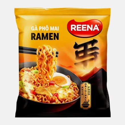 Лапша быстрого приготовления Рамен сыр с острой курицей Reena 115г