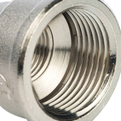 Муфта ВВ переходная никелированная 1"X1/2 STOUT