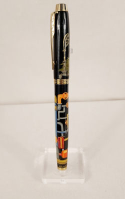 Ручка Parker с ручной росписью Палех "Подарок нефтянику"