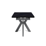 Стол раскладной Strong (120+30+30), керамика матовая Black Gold