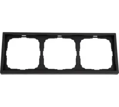 Рамка Systeme Electric ARTGALLERY 3-постовая карбон 41058