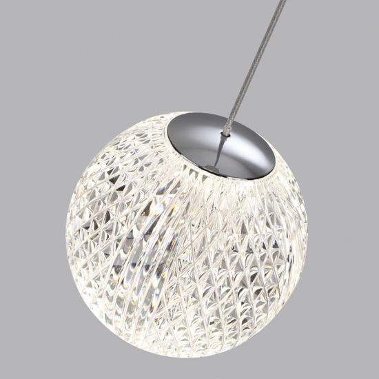 5007/5LA L-VISION ODL24 567 хром/металл/акрил Подвес LED 5W 4000K 365лм CRYSTAL