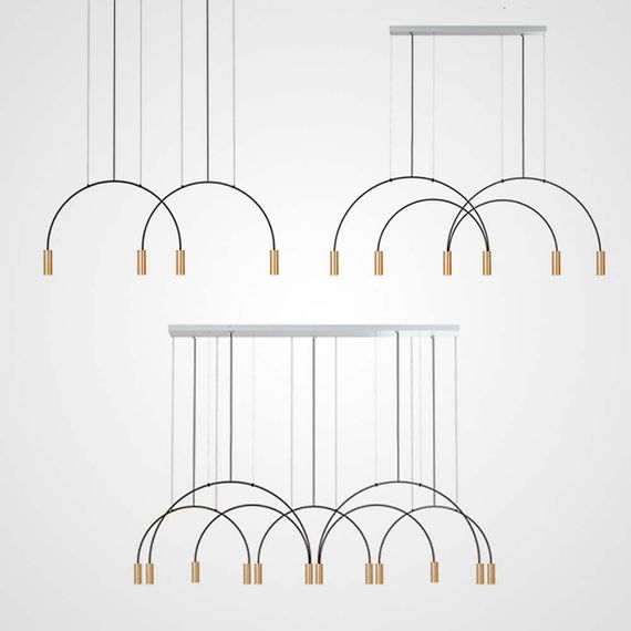 Подвесной светильник Imperium Loft ARC 3 Gold ARC01 189567-26
