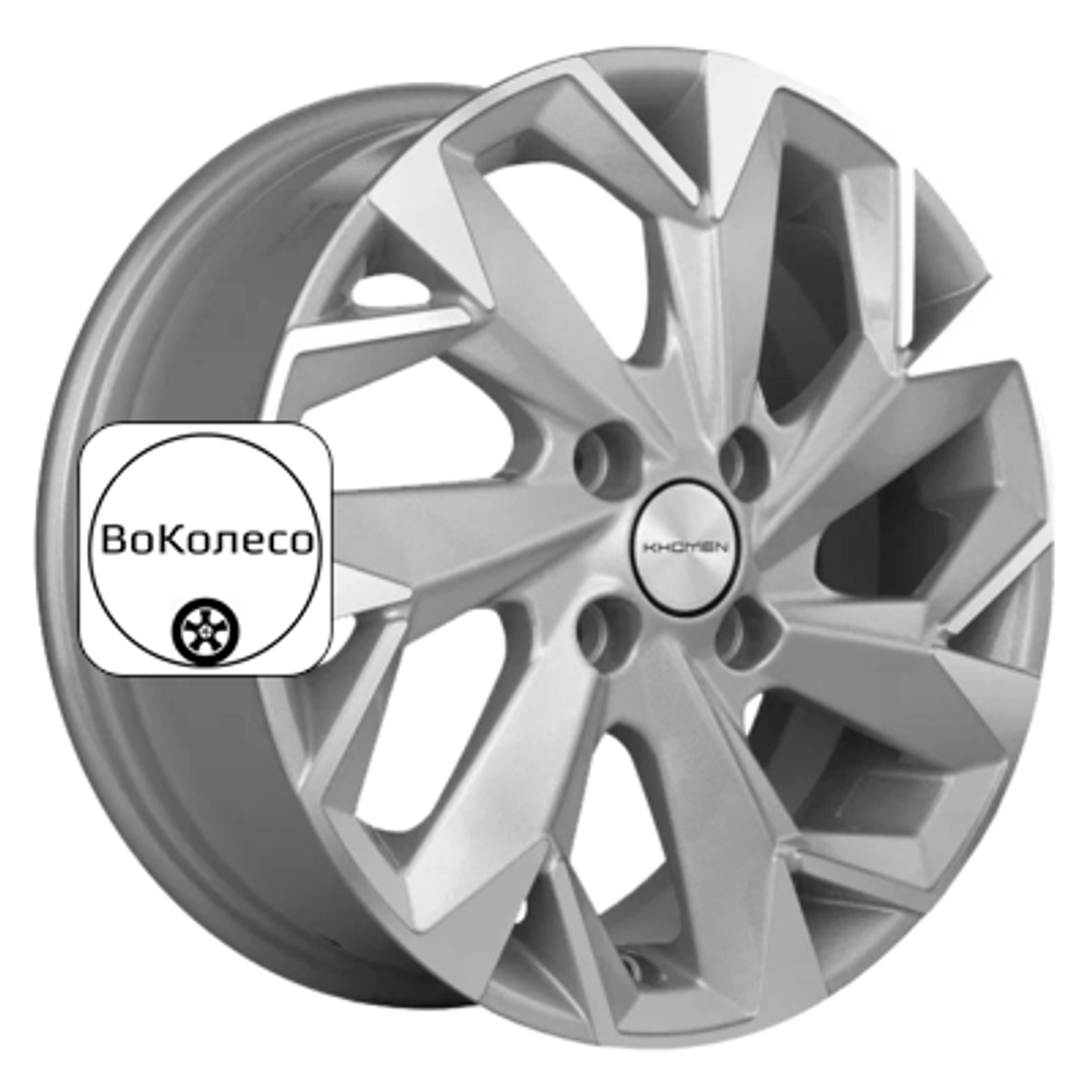 6x15/4x100 ET40 D60,1 KHW1508 (XRay) F-Silver-FP Khomen Wheels