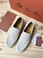 Лоферы Loro Piana бежевые