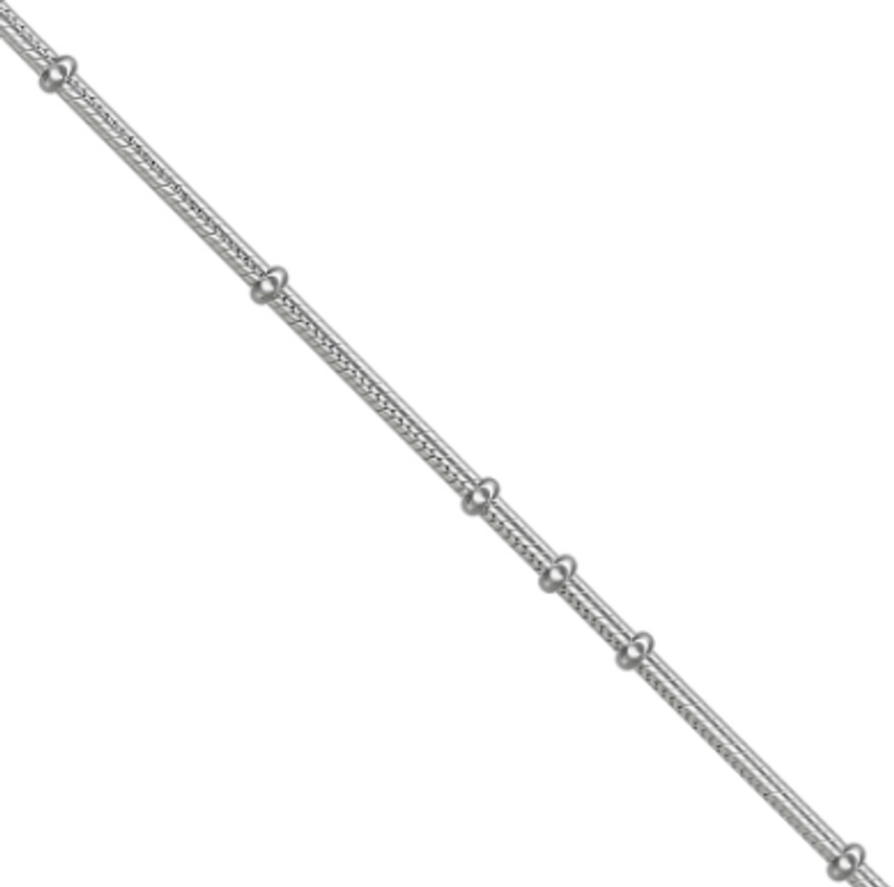 Цепь “Снейк с шариками с алмазной гранью”