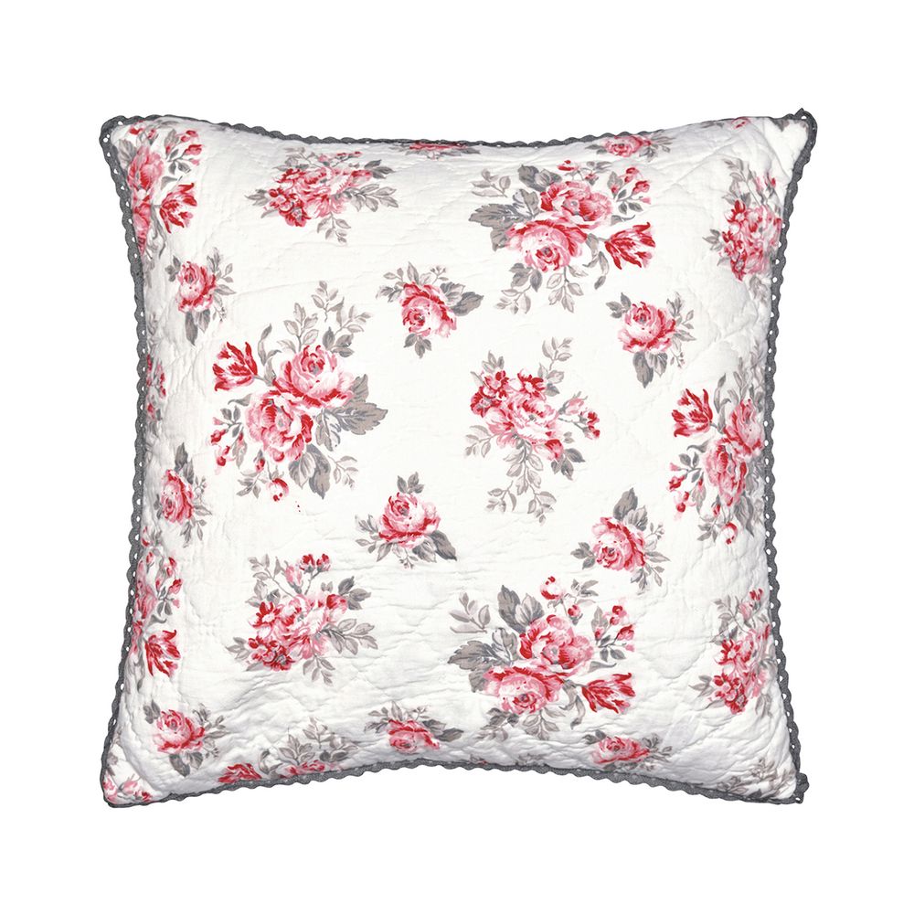 101-П627 Подушка Quilted cushion Shirley white 50*50