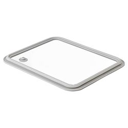 Контейнер для запекания и хранения с вакуумным эффектом Vacuum Glass, 2,6 л, светло-серый