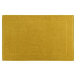 Коврик для ванной горчичного цвета из коллекции Essential, 50х80 см