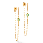 Серьги Coeur de Lion Green-Gold 5076/21-0516