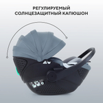 Детская коляска Rant Teo Soft 3 в 1 с автокреслом Aster Zero Graphite Cloud