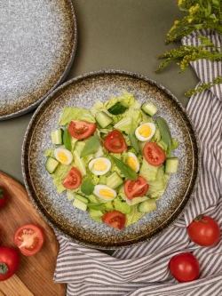 Тарелка с бортиками, Осень, диаметр 25,3 см - 6 шт