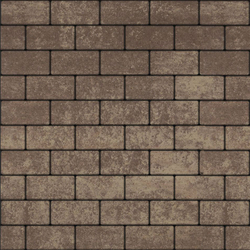 Тротуарная плитка ПРЯМОУГОЛЬНИК 200x100 мм - Листопад гладкий Хаски