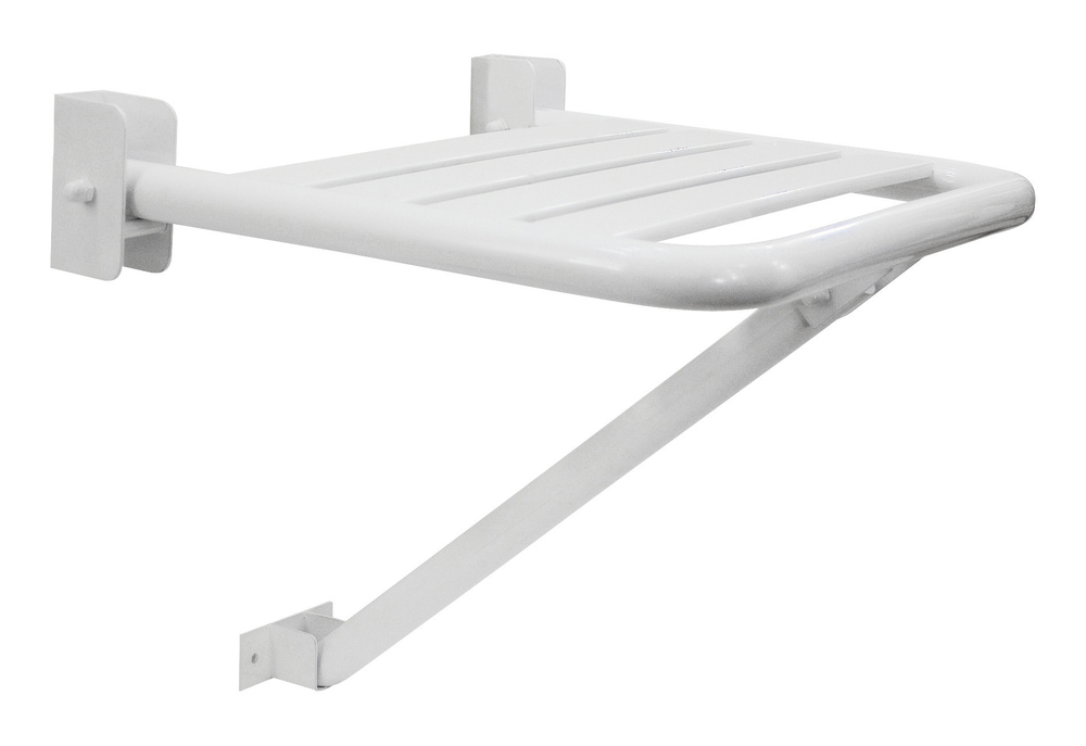 Сиденье для душа нерж. сталь NOFER 15046.W белый