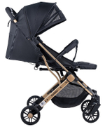 Kоляска детская прогулочная Farfello Comfy Go Comfort (Rose Gold Black/Чёрное Золото CG-401)