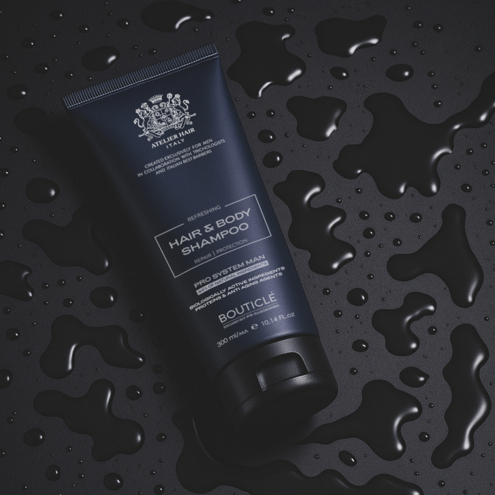 [Bouticle Man] Шамупнь для волос и тела - Hair and Body Shampoo 300 мл