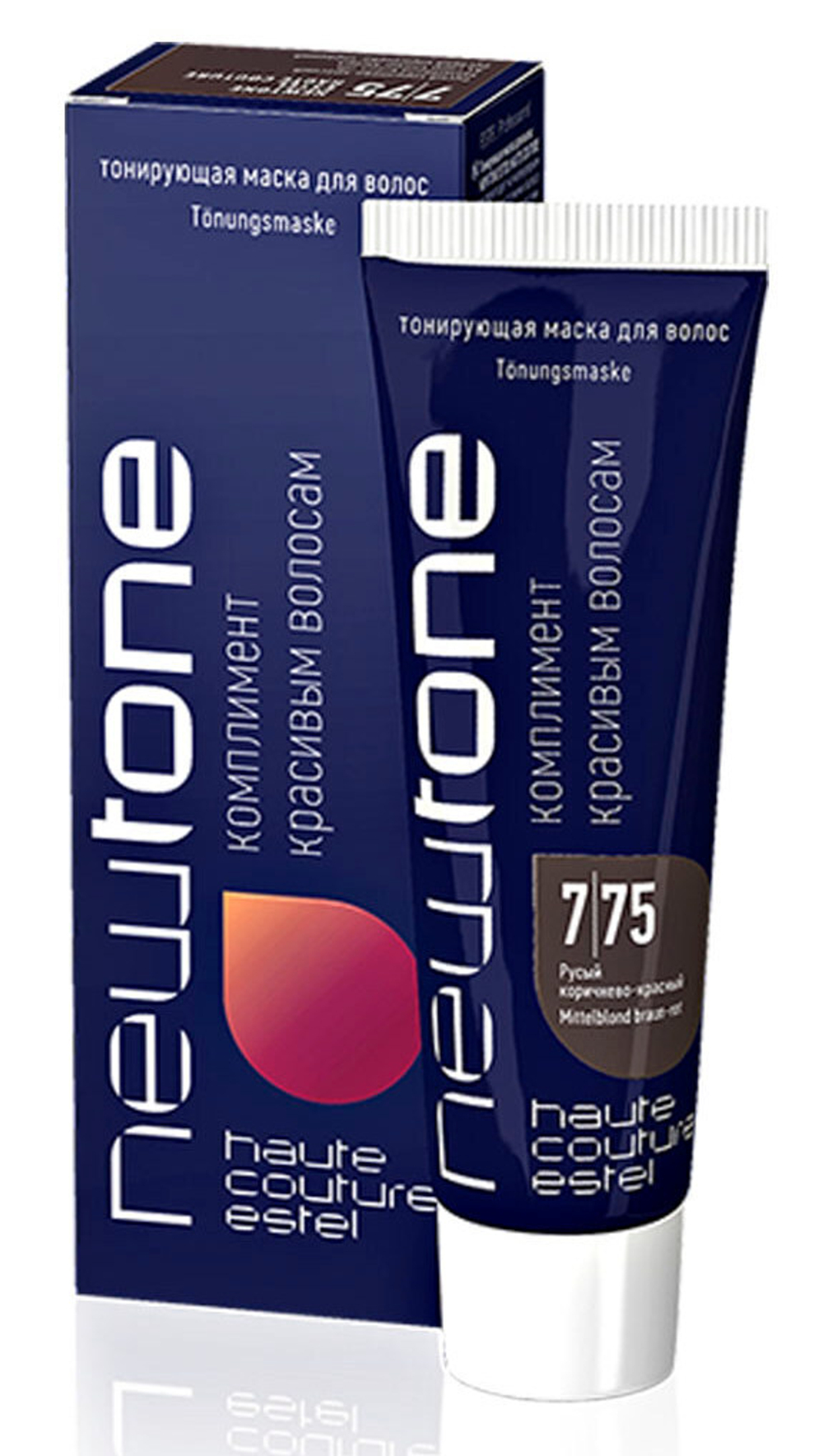 Тонирующая маска д/волос NEWTONE ESTEL 7/75 Русый коричнево-красный (60 мл)